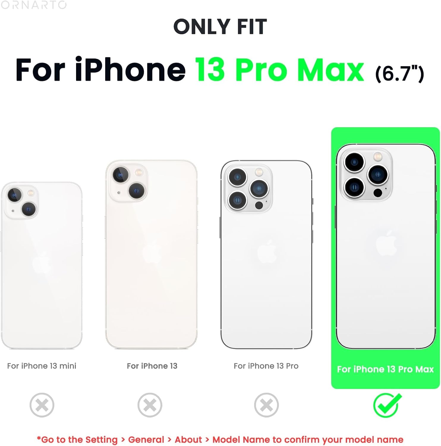 Shockproof Liquid Silicone Designed for Iphone 13 Pro Max Case 6.7", Gel Rubber Full Body Protection Anti-Shock Cover Case Drop Protection 6.7Inch-Black