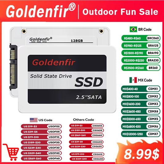 Hard Drive Disk 128GB 256GB 360GB 480GB 180GB 2.5 Ssd 2TB 1TB Ssd Disk for Laptop Desktop 240GB 120GB